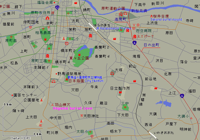 Haramachi city map